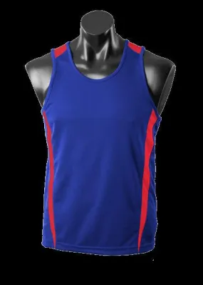 Kids Eureka Singlet Royal/Red