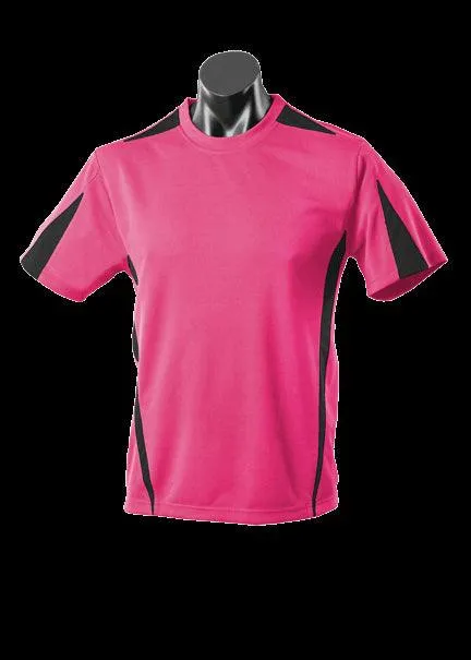 Kids Eureka Tee Hot Pink/Black
