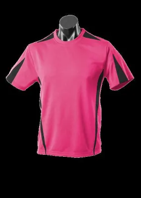 Kids Eureka Tee Hot Pink/Black