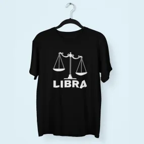 Libra Round Neck Half Sleeve Classic T-Shirt