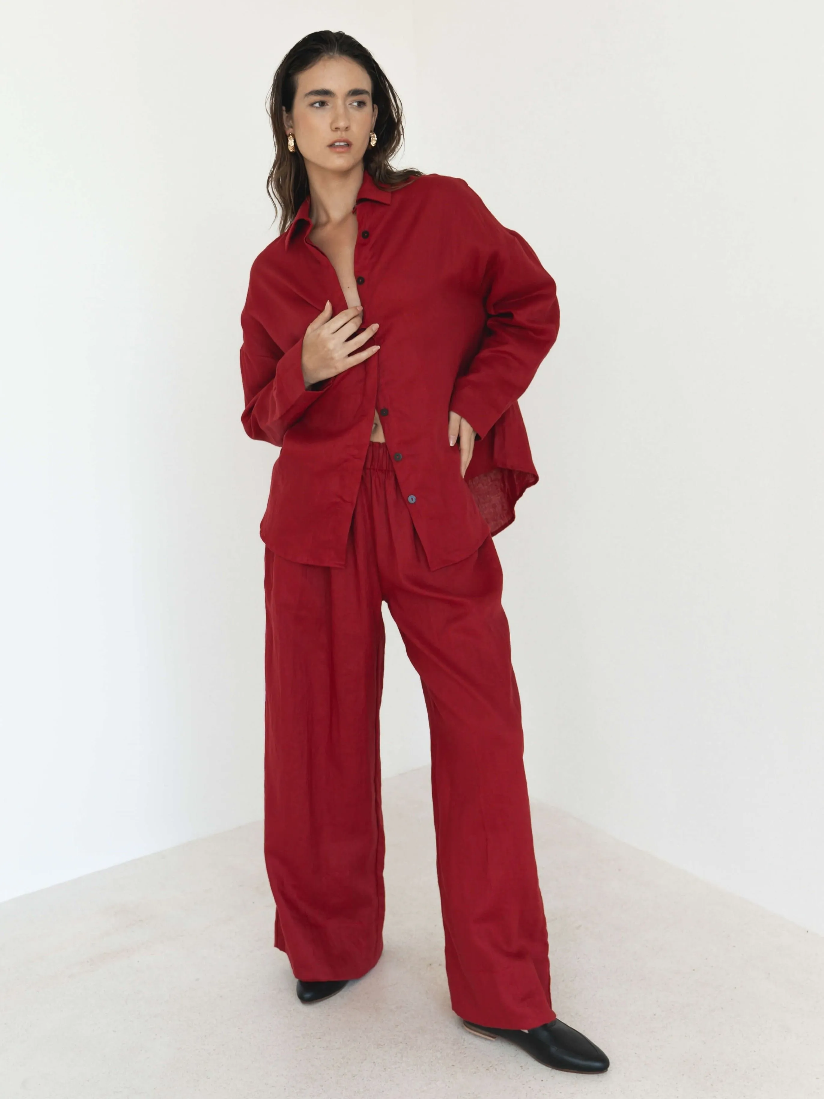 Linen Oversized Shirt