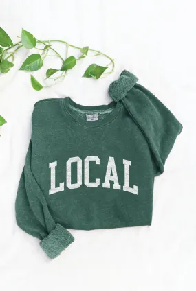 LOCAL  Mineral Washed Graphic Sweatshirt