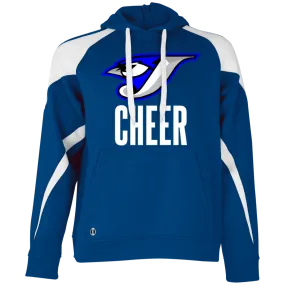 Logo Cheer 229546 Athletic Colorblock Fleece Hoodie