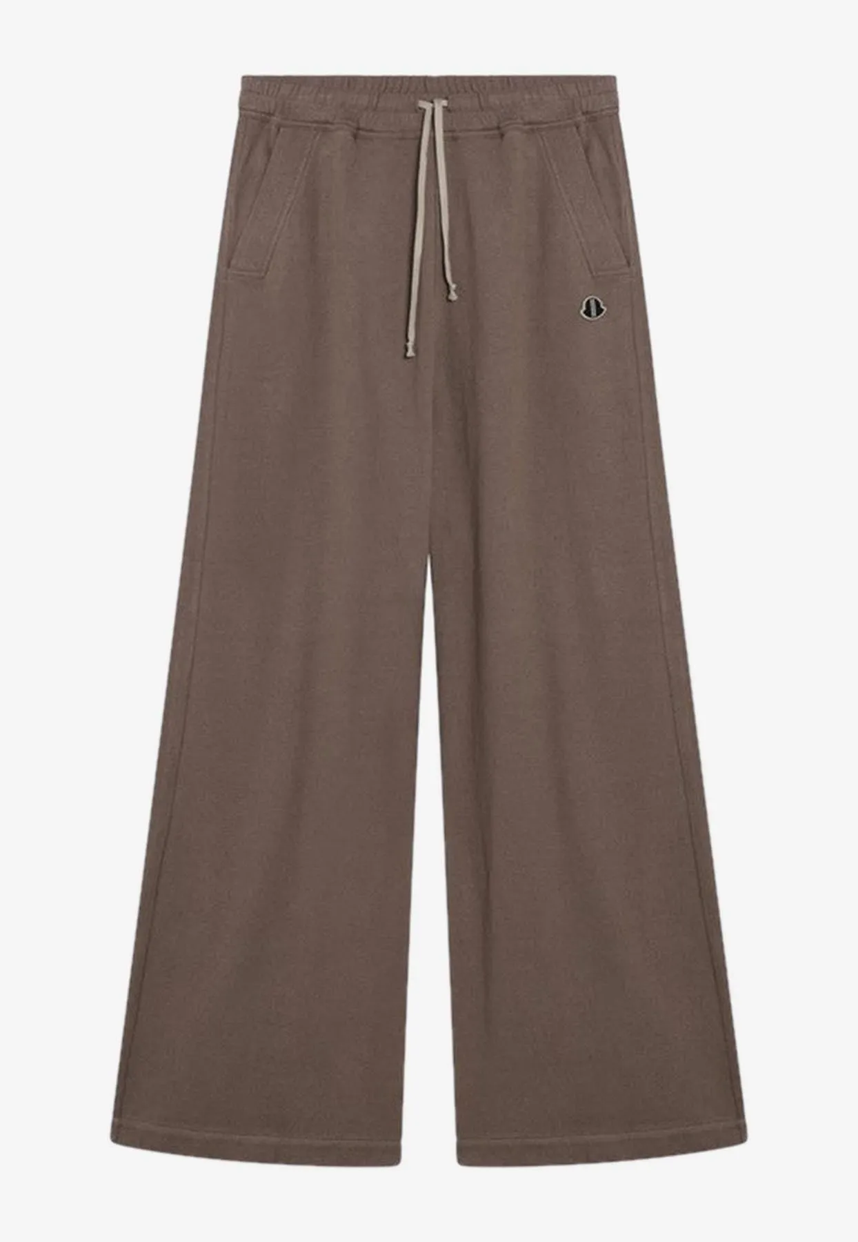 Logo Patch Loose Track Pants