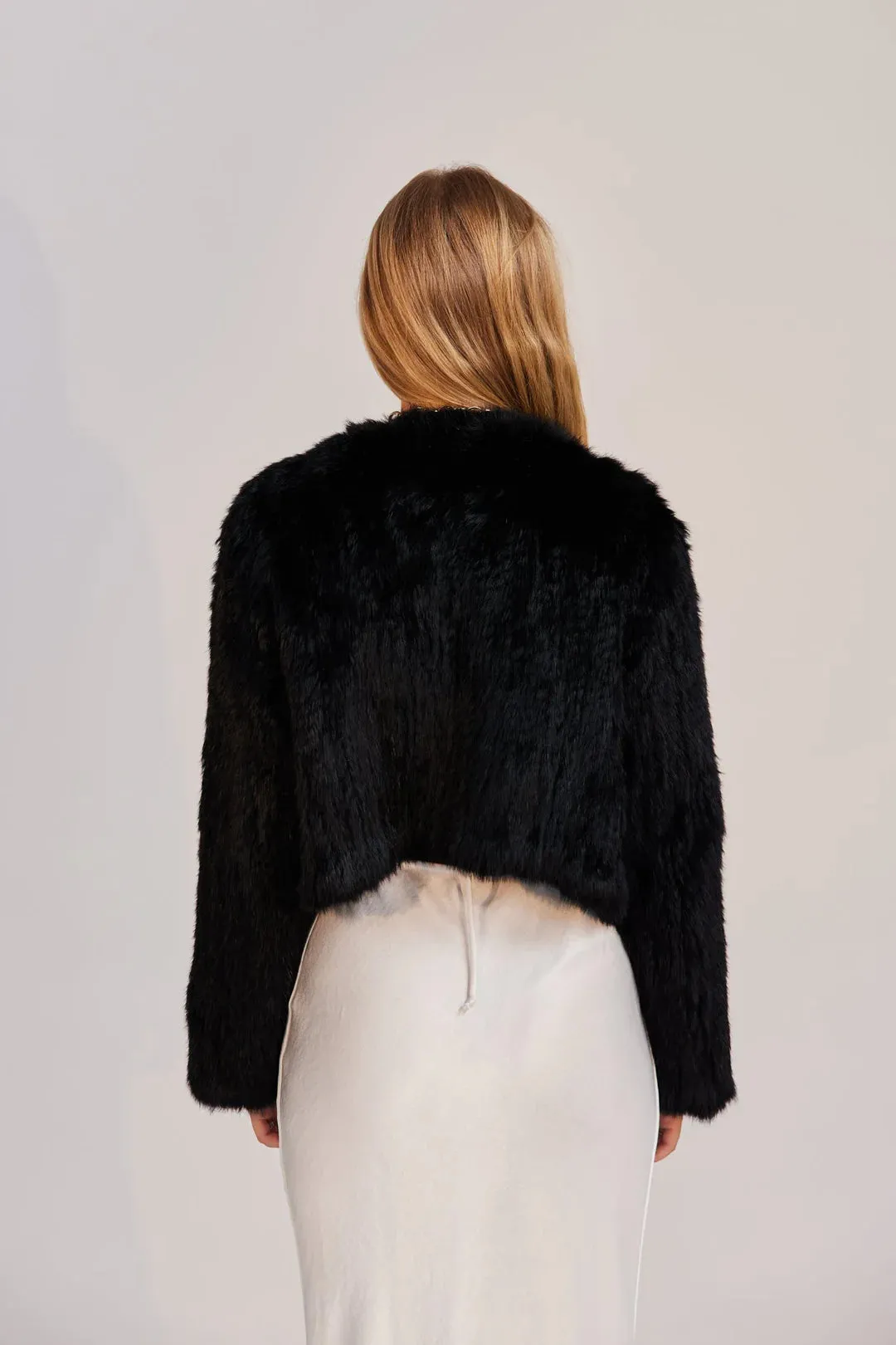 LOLA CROP JACKET (BLACK)