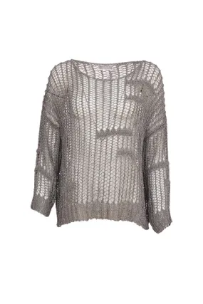Loose Weave Knit in Mink