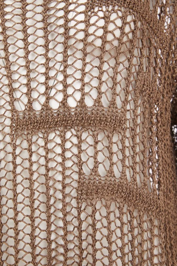 Loose Weave Knit in Mink