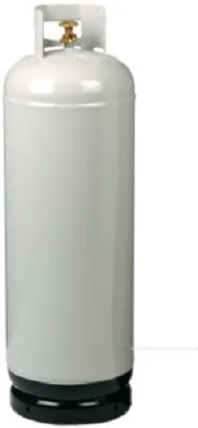 Manchester 1428.20 100 lb Vertical Cylinder Propane LP Tank - Quantity of 1