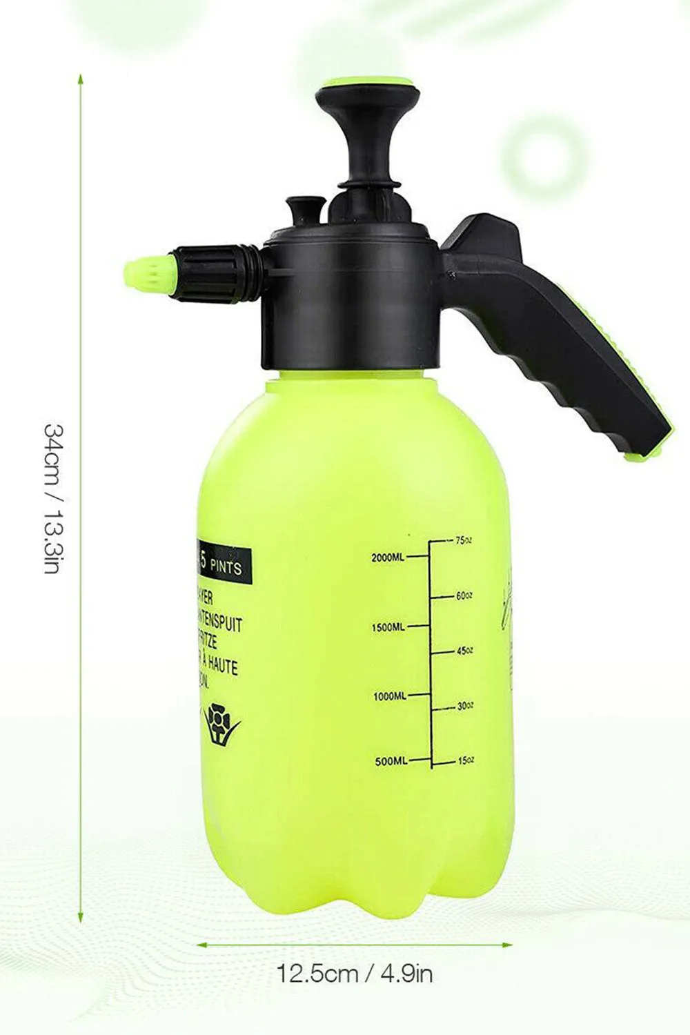 Manual Garden Hand Pressure Sprayer - 2/5/8L
