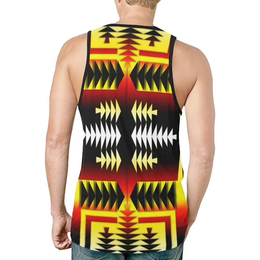Medicine Wheel Strips Tank Top