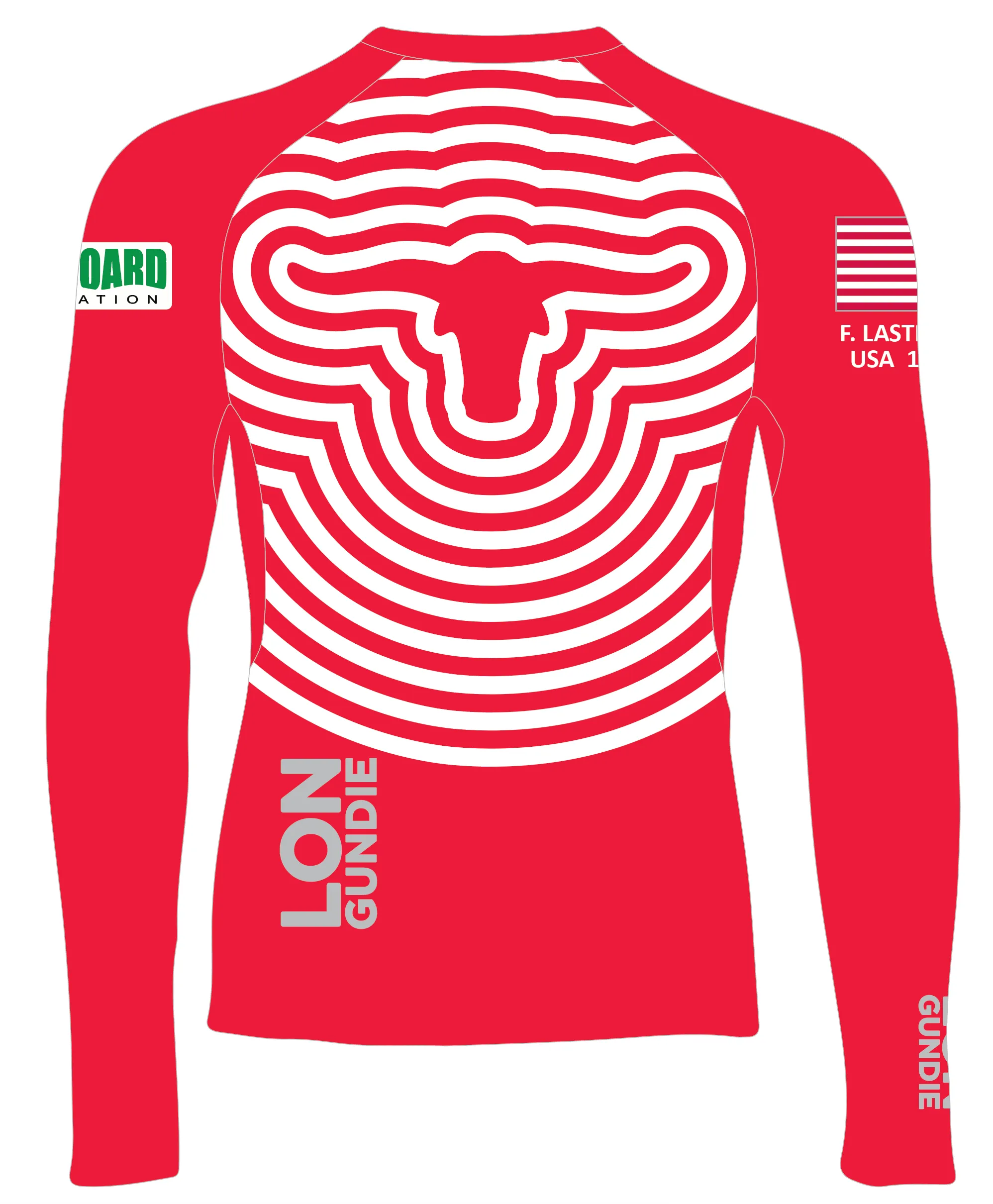 MEN RASH GUARD TOP FITTED BLUE | FORT WORTH BOAT CLUB | PSNLZ'D