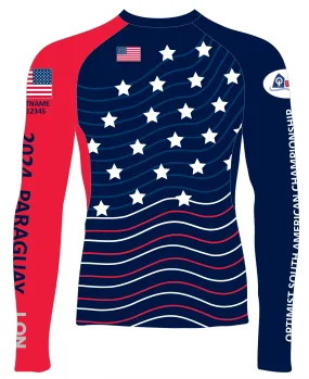 MEN RASH GUARD TOP LONG SLEEVE NAVY | USODA SAM 24 | PSNLZ'D