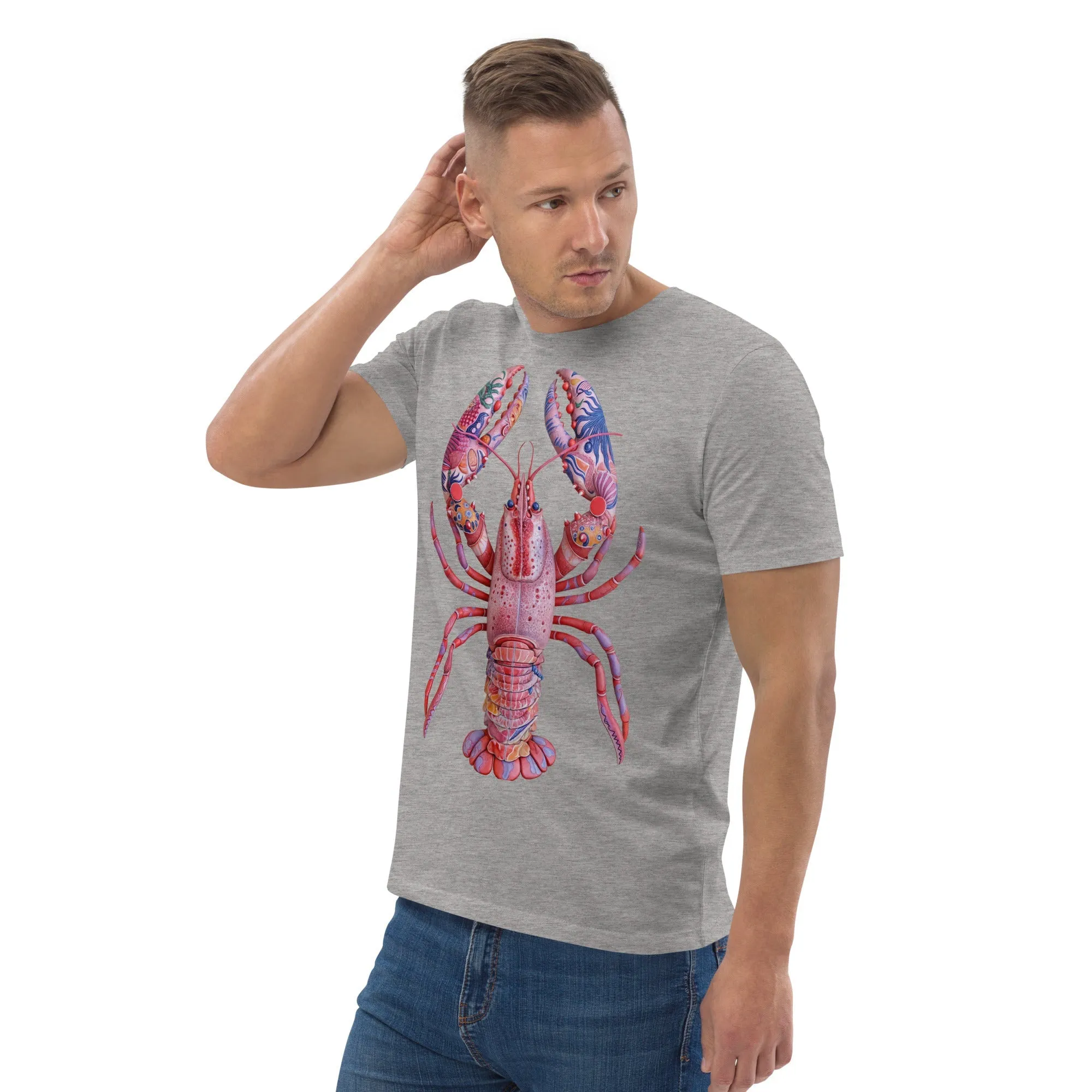Men's EcoLuxe Lobster Organic Cotton Tee - Maine