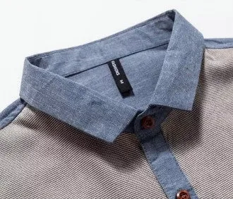 Mens Long Sleeve Denim Shirt