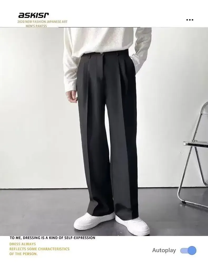 Men’s Loose-Fit Casual Sportswear Pants – Trendy 2025 Fashion Trousers