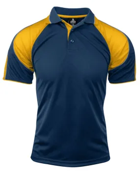 Mens Murray Polo Navy/Gold