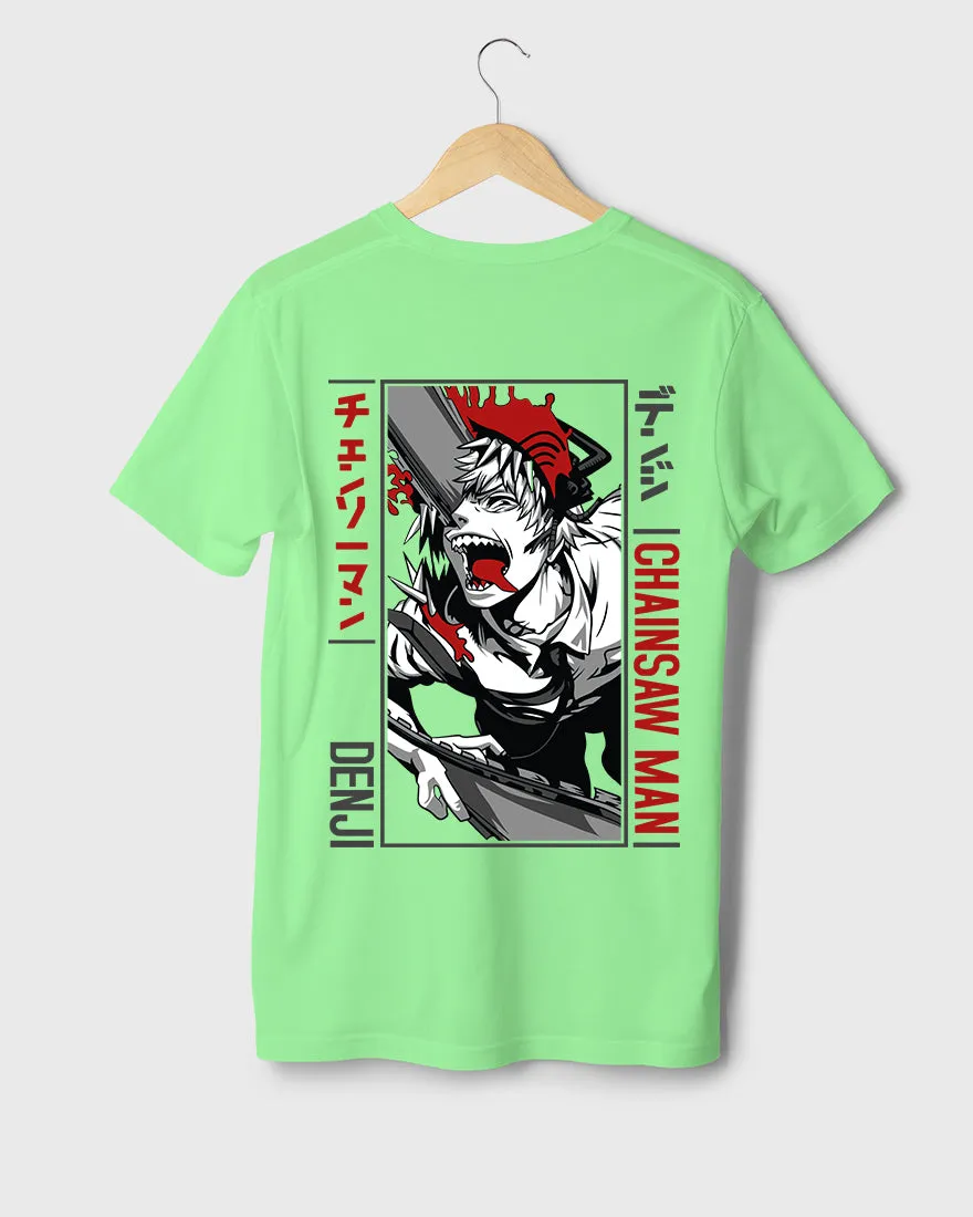 Mens Regular Tshirt Anime Chainsaw Man Denji 6