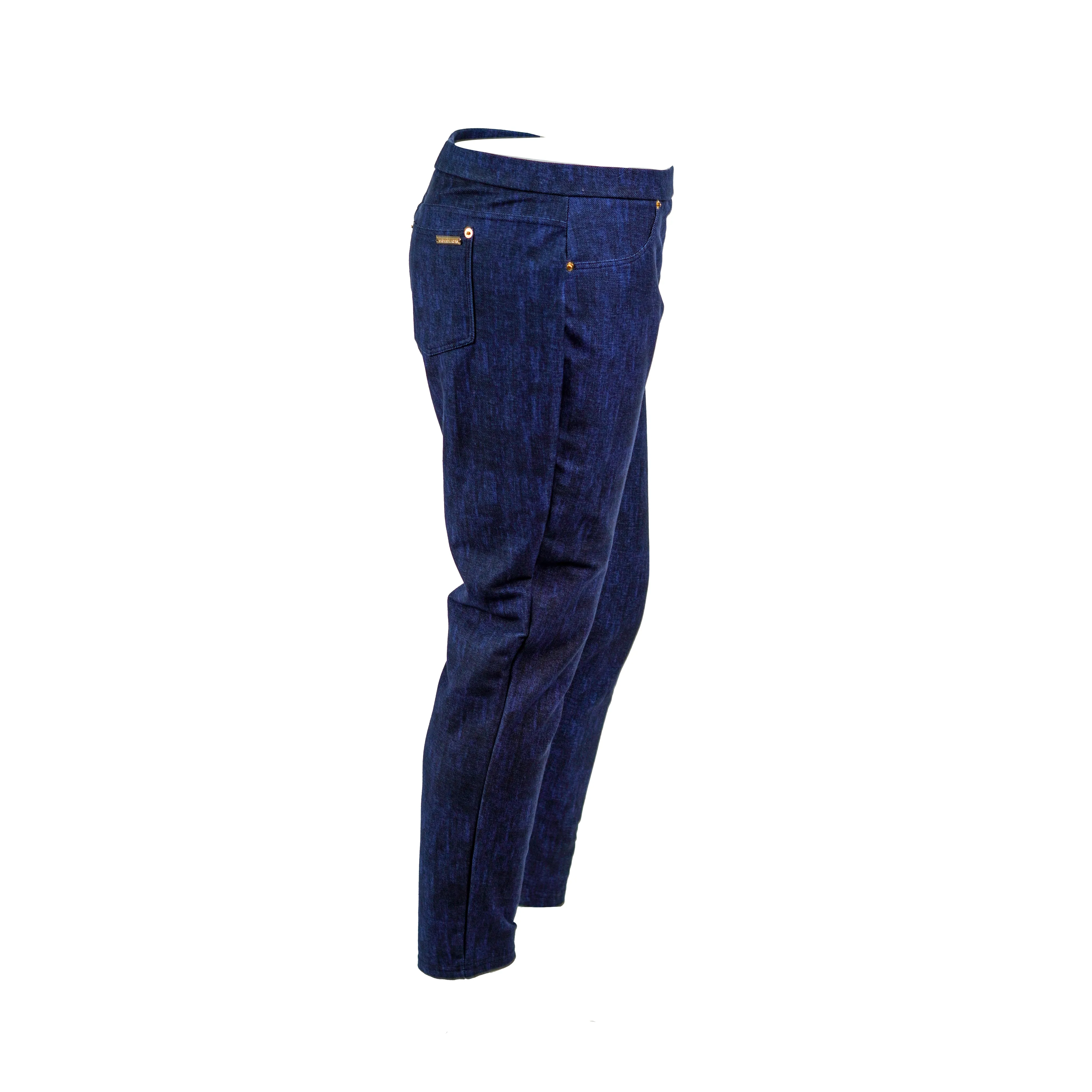 Michael Kors Women's Denim Pull On Leggings Blue Indigo Size XL