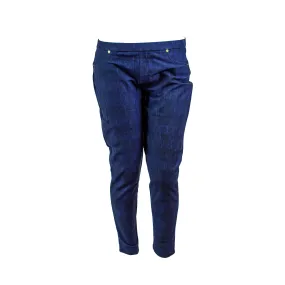 Michael Kors Women's Denim Pull On Leggings Blue Indigo Size XL