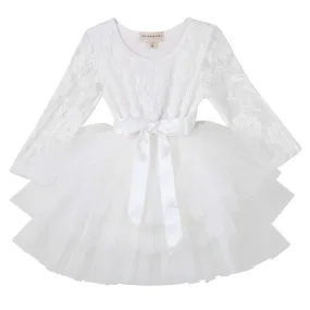 My First Tutu Lace L/S - Ivory