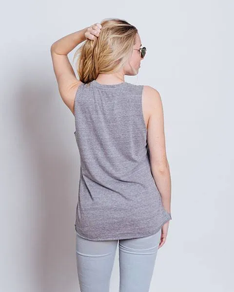 Nation LTD Allison Tank | Heather Grey Muscle Tank
