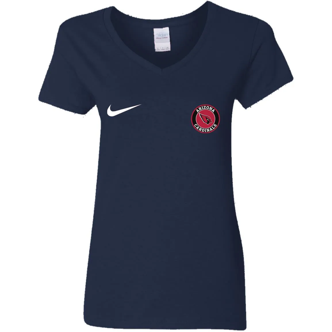 Nike Arizona Cardinals Nfl Football Women V-Neck T-Shirt