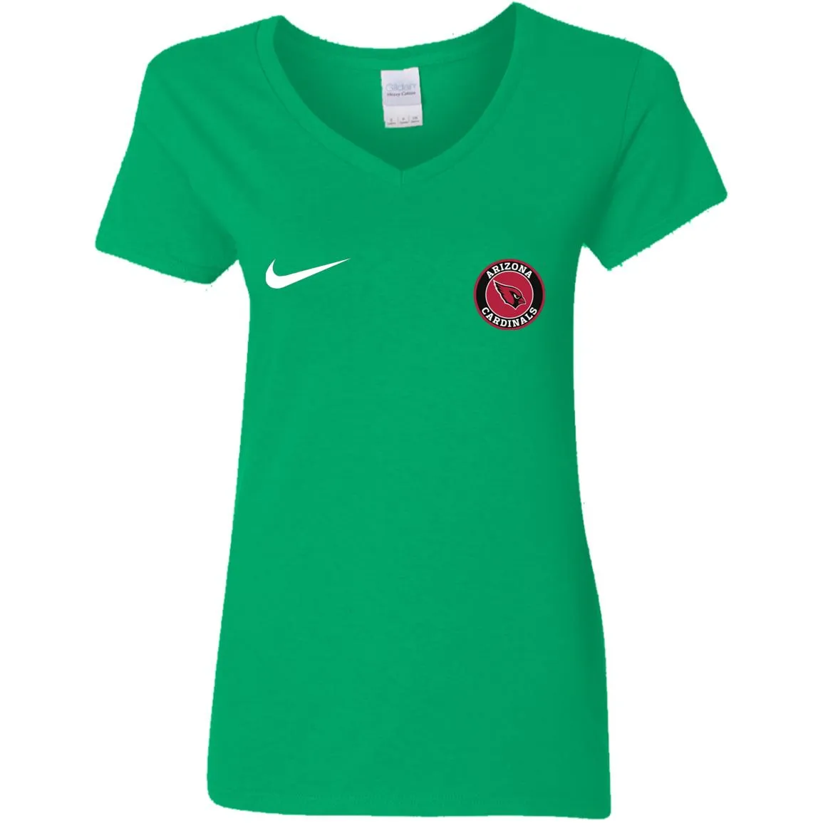 Nike Arizona Cardinals Nfl Football Women V-Neck T-Shirt