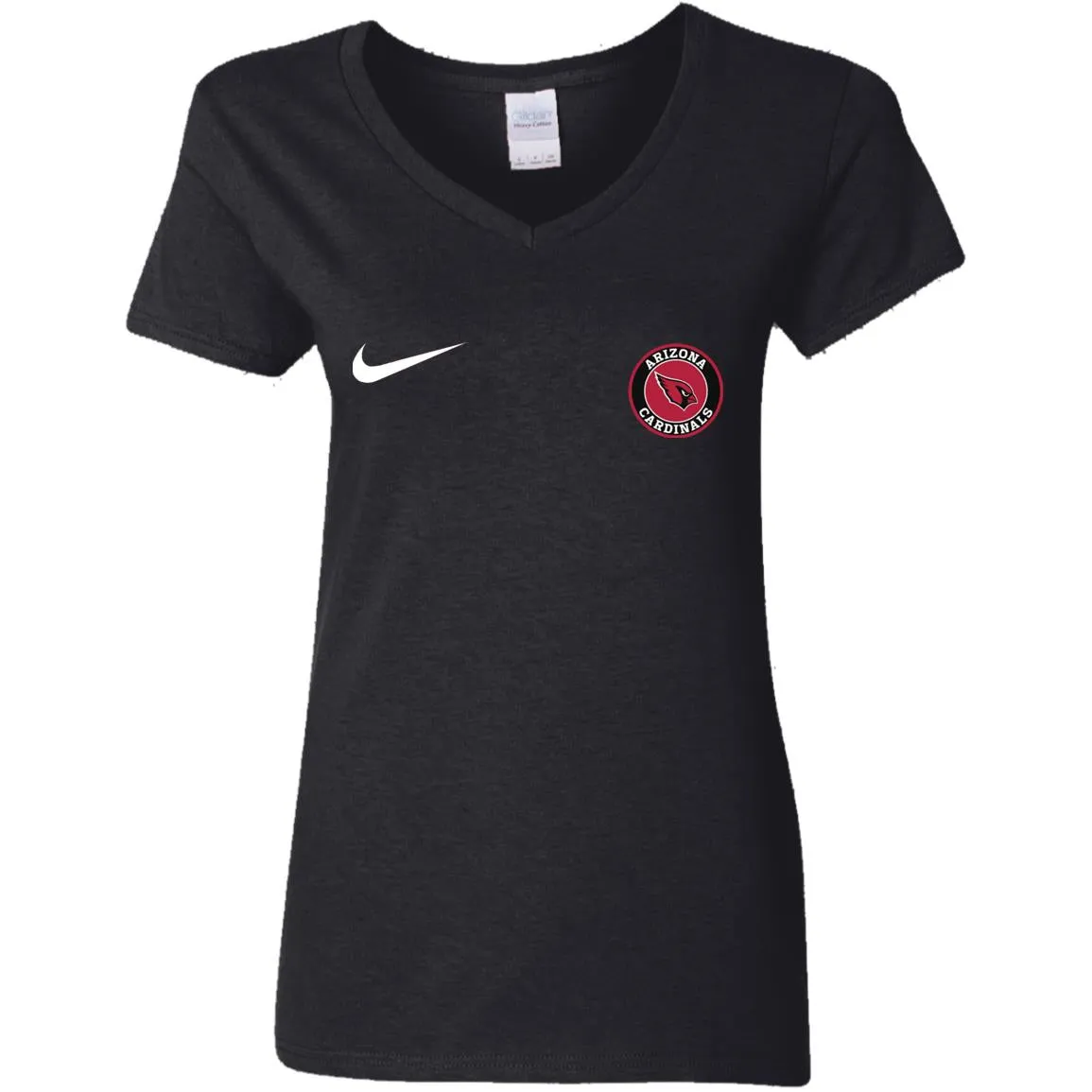 Nike Arizona Cardinals Nfl Football Women V-Neck T-Shirt