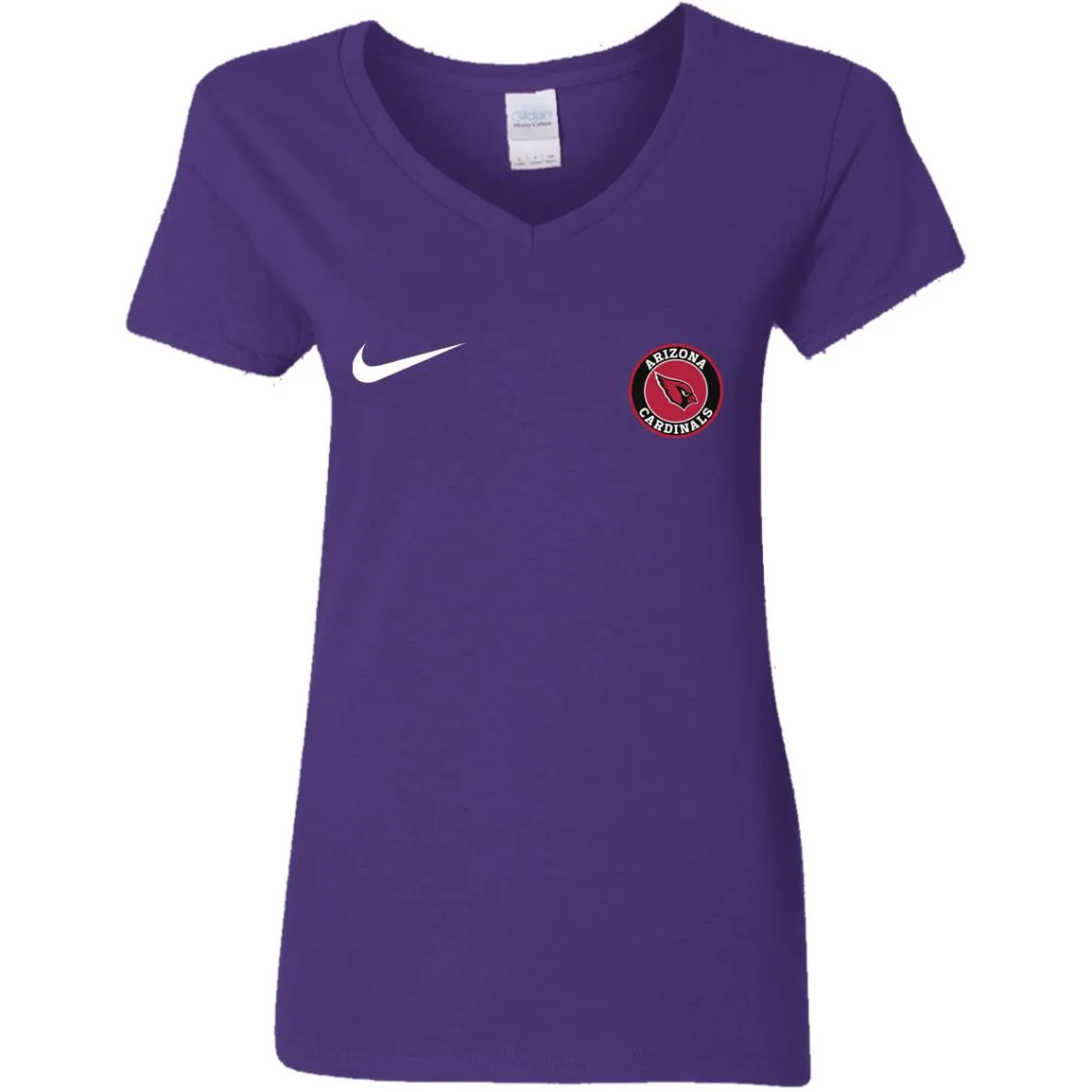 Nike Arizona Cardinals Nfl Football Women V-Neck T-Shirt