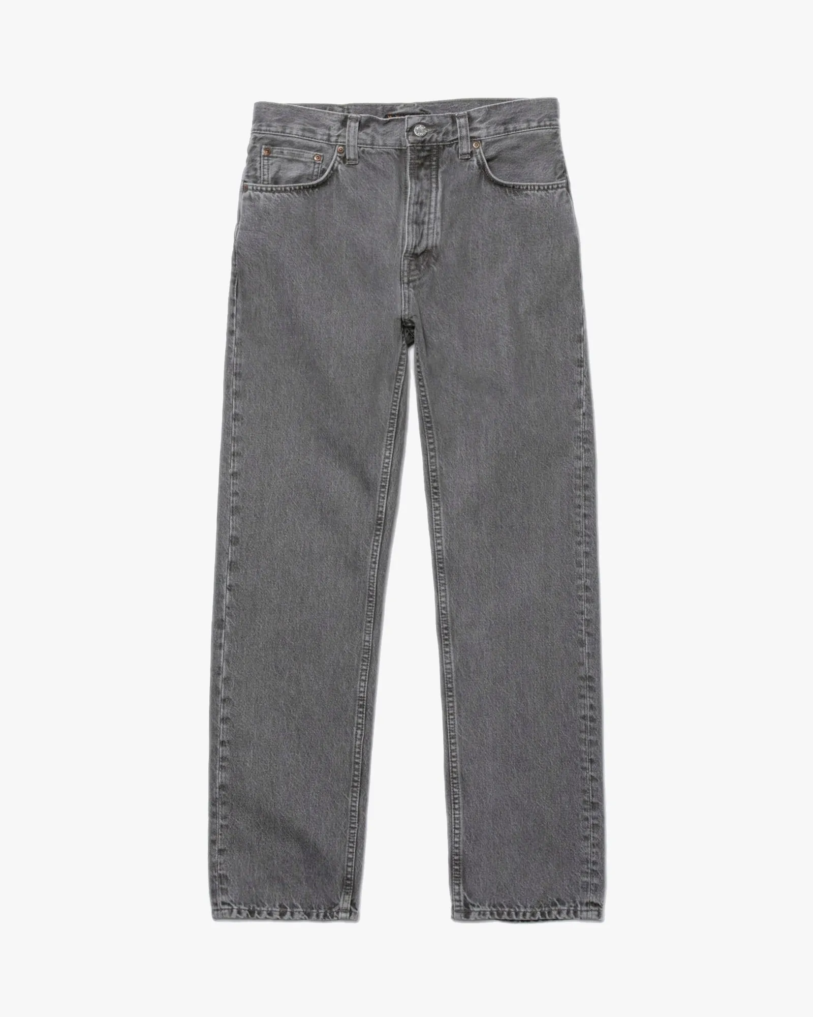 Nudie Rad Rufus Regular Straight Mens Jeans - Ash Grey