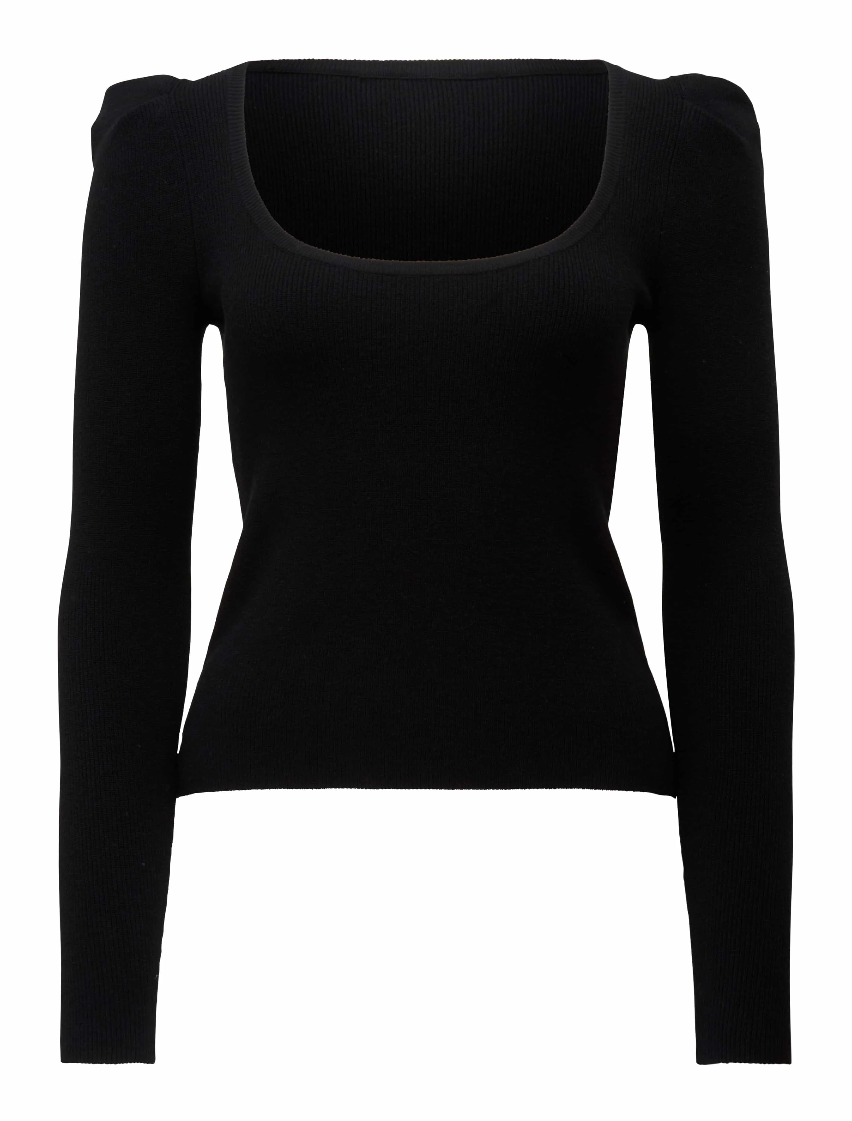 Olive Scoop Neck Knit Top