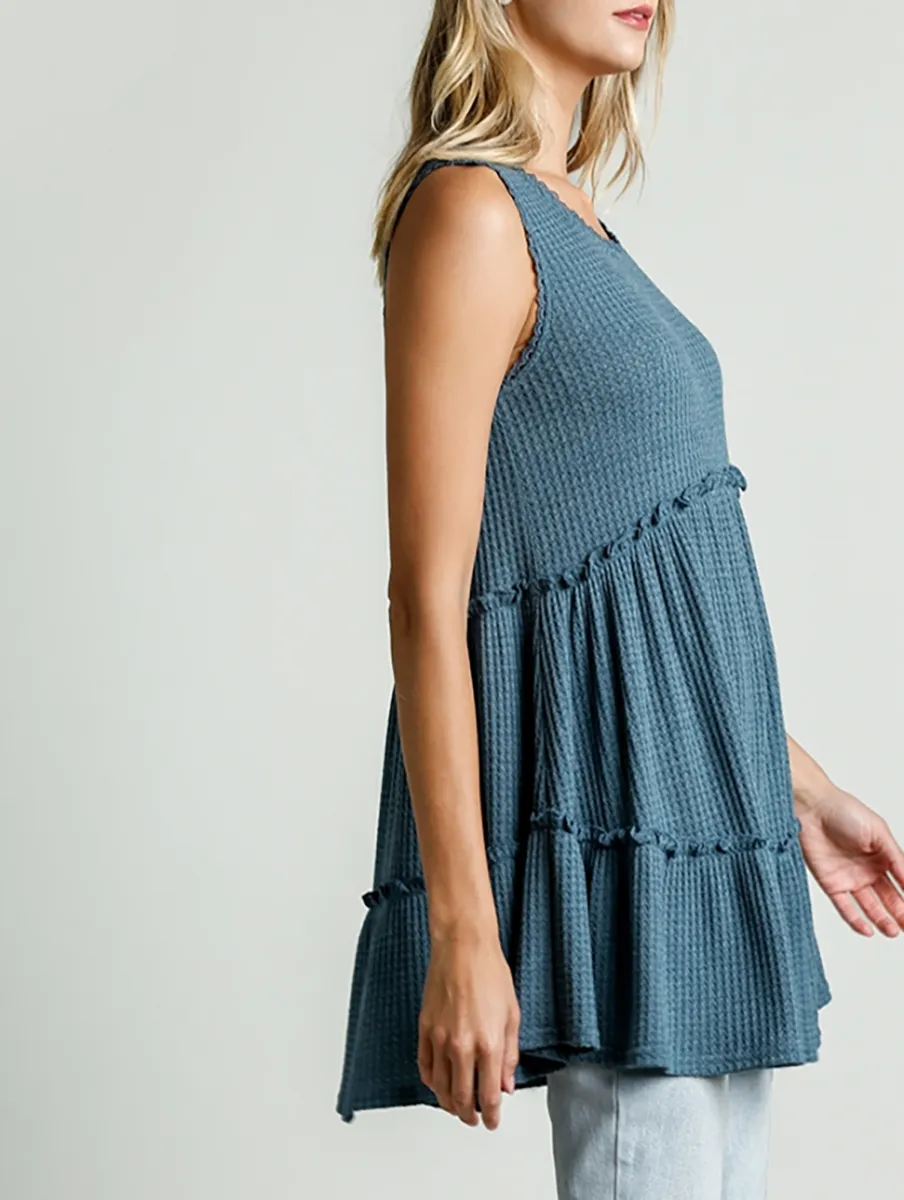 One Day Soon Tiered Tank Top