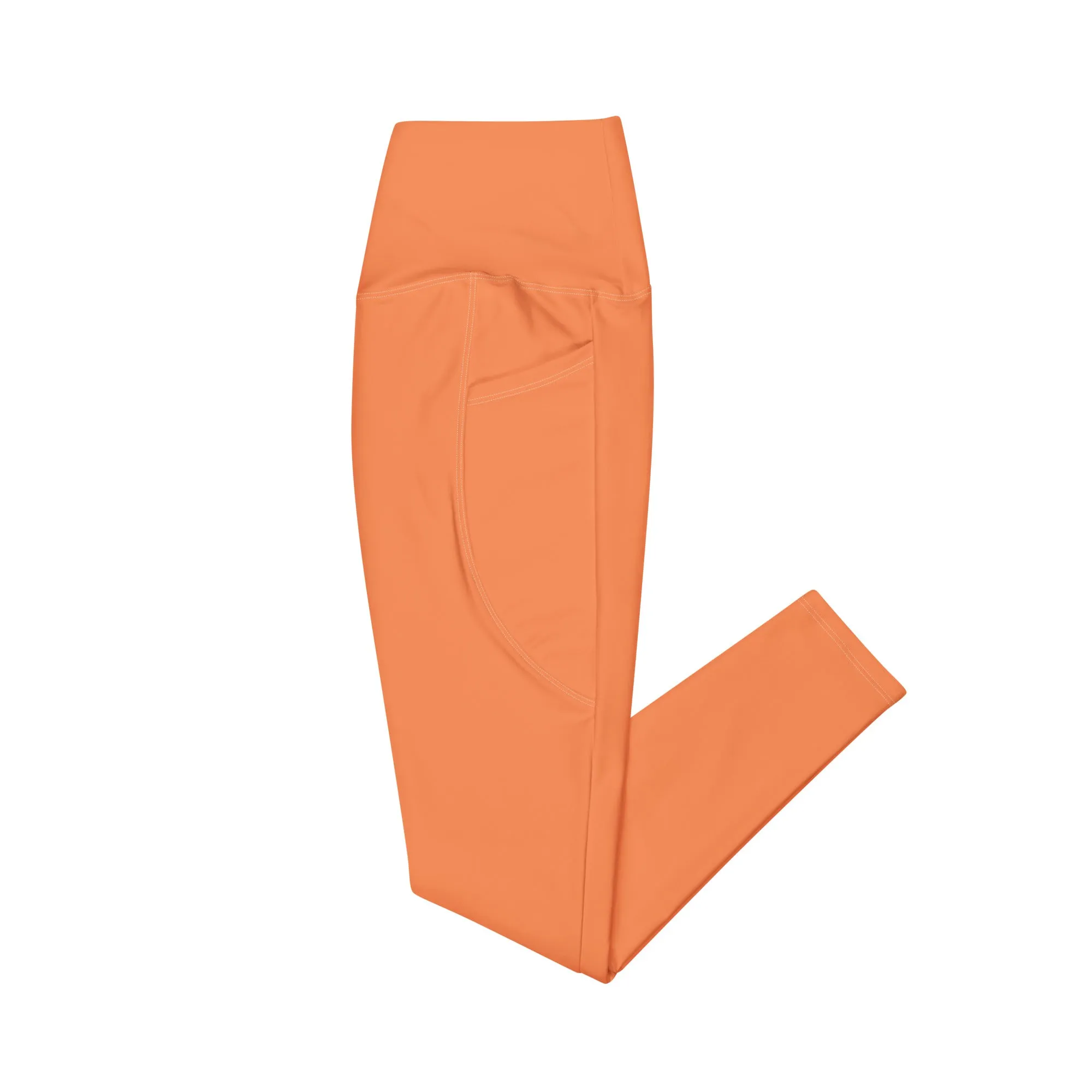 Orange Women's Compression Leggings, lioness-love