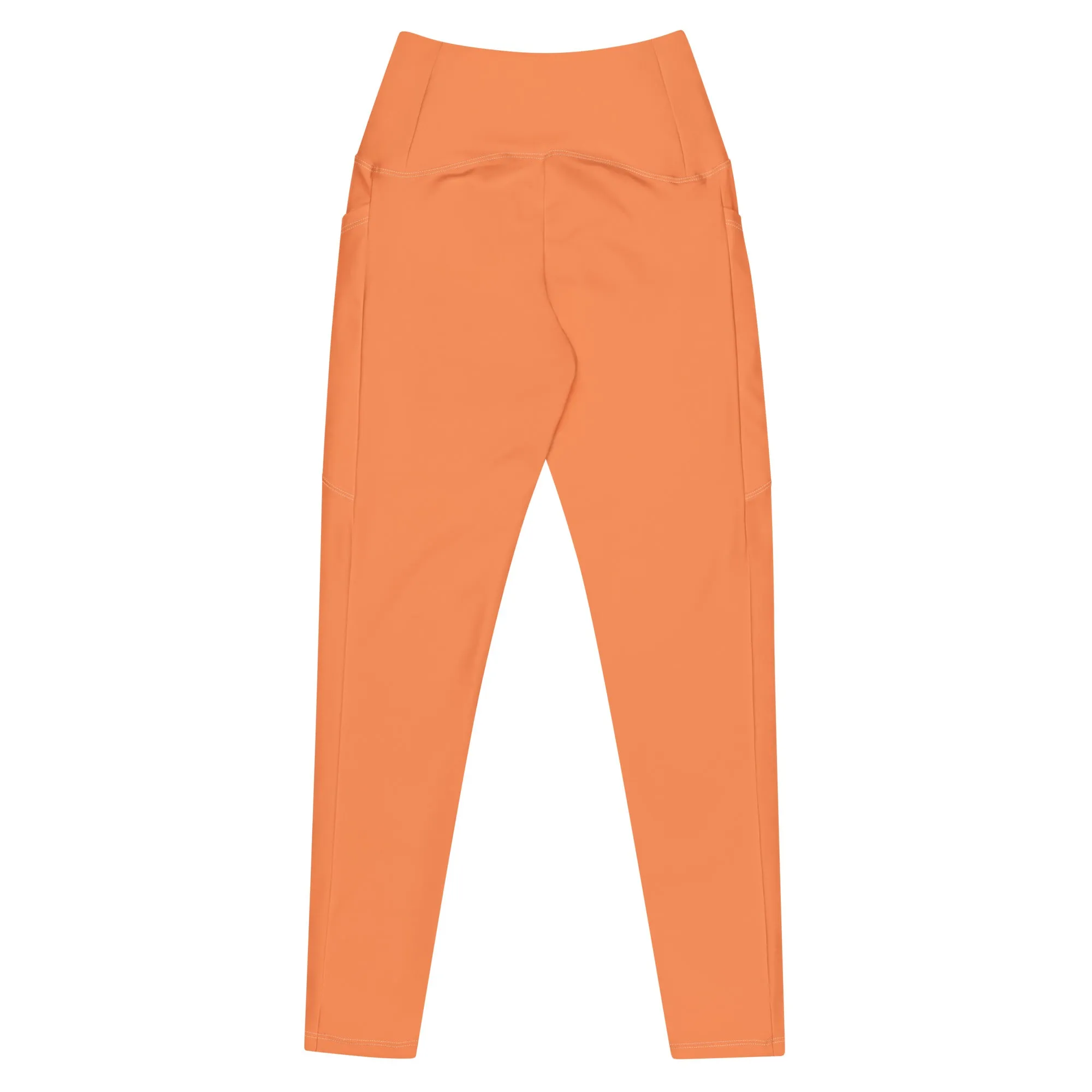 Orange Women's Compression Leggings, lioness-love