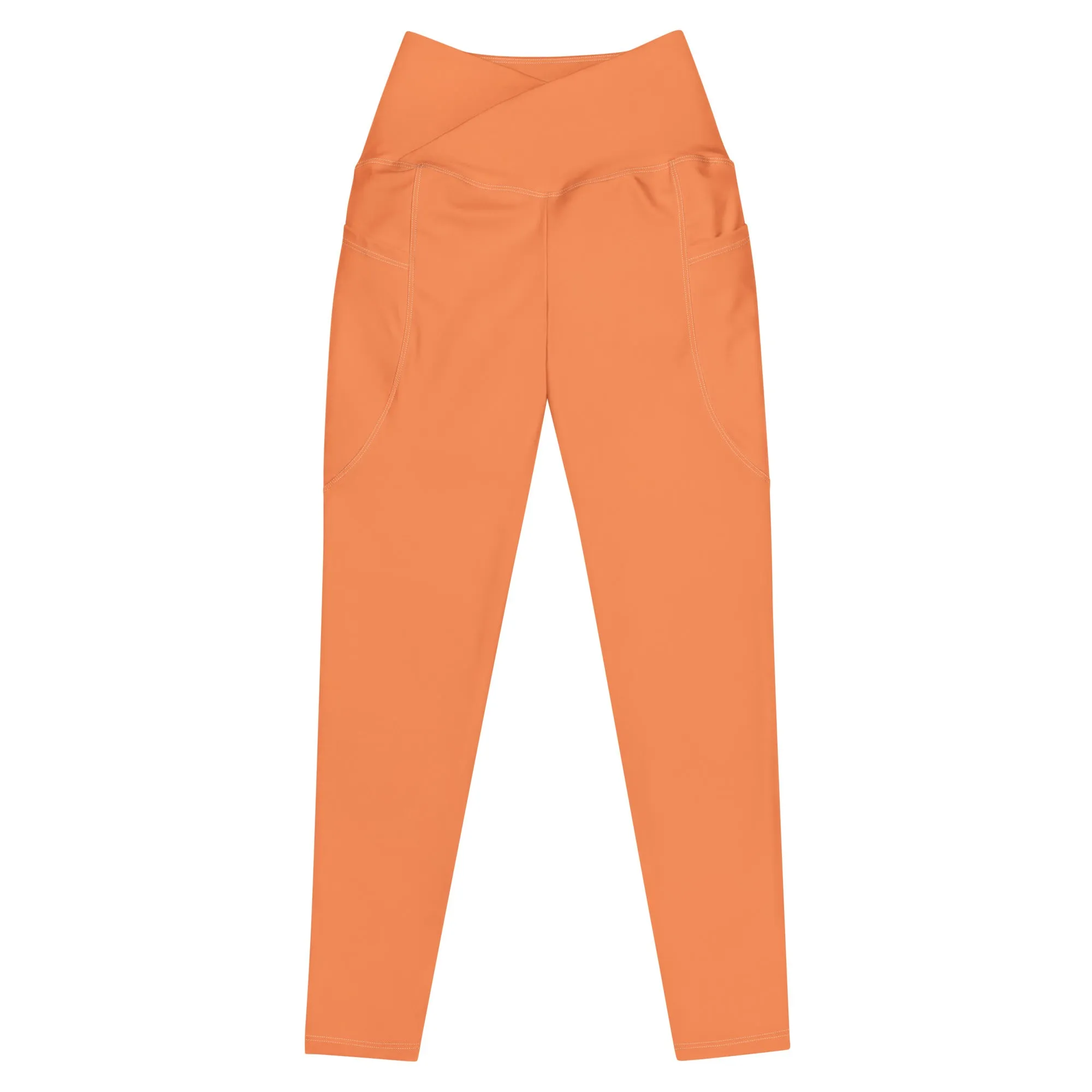 Orange Women's Compression Leggings, lioness-love