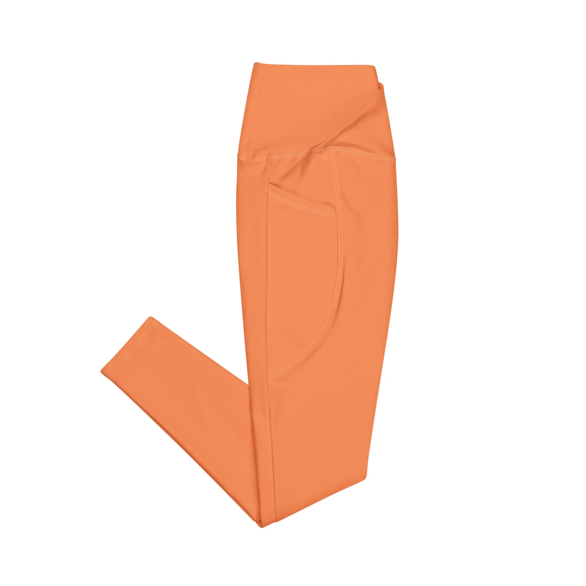 Orange Women's Compression Leggings, lioness-love