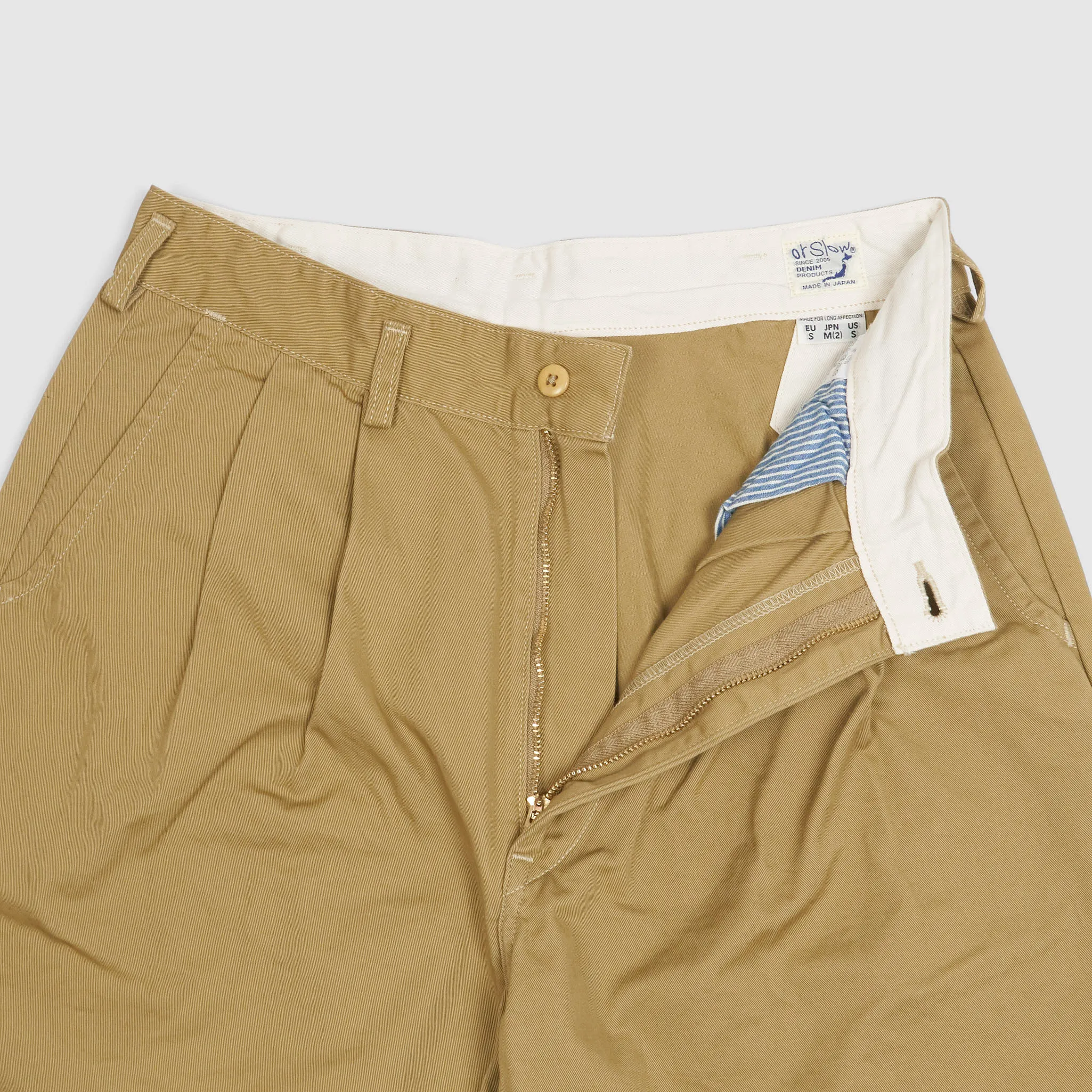 OrSlow Classic Gurkha Pleated Chino Trousers