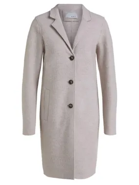 Oui Boiled Wool Coat Off White/Oatmeal 70901 1312199 1045