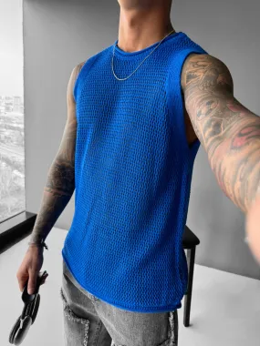 Oversize Textured Tanktop - Saks
