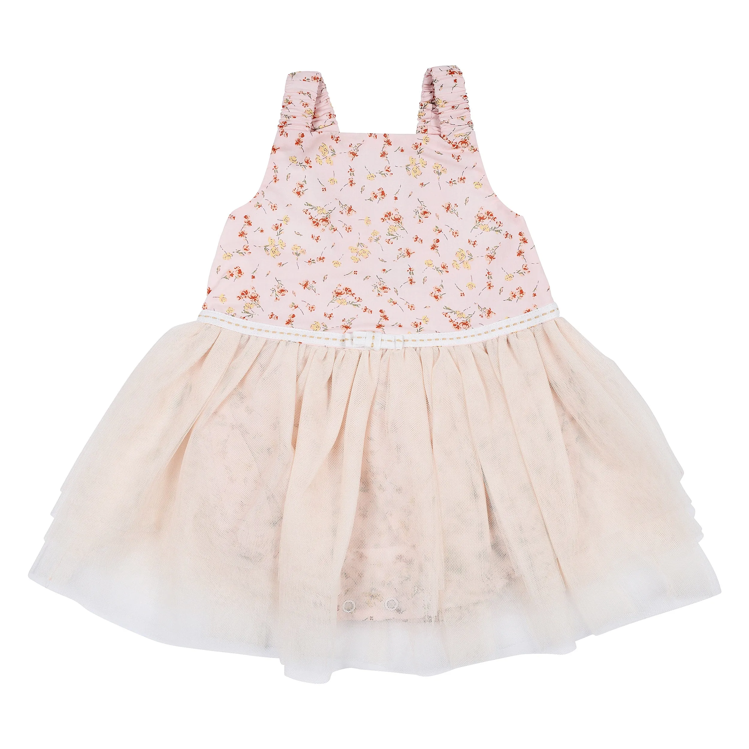 Peach Rose Tutu playsuit