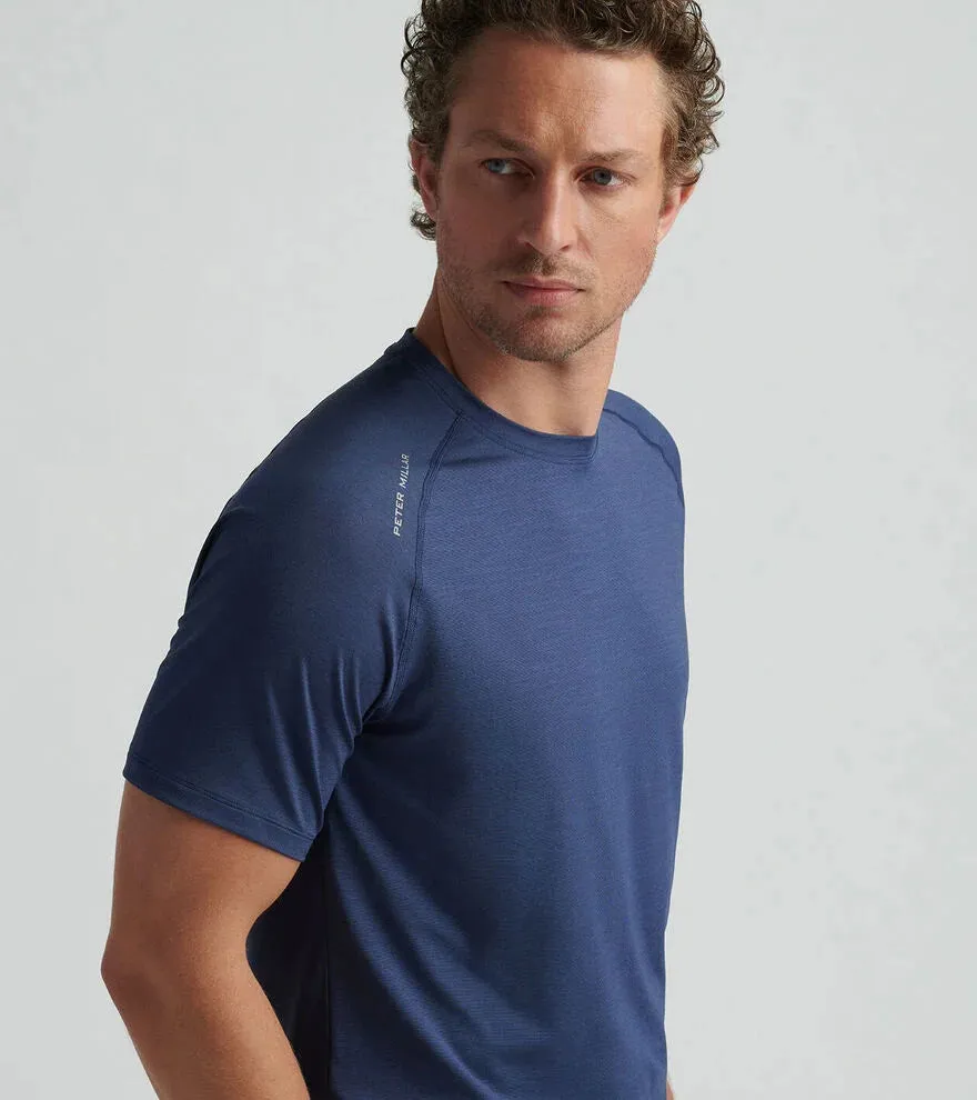 Peter Millar Men's Aurora Performance T-Shirt T-Shirt - Navy