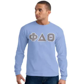Phi Delta Theta Long-Sleeve Shirt - G240 - TWILL