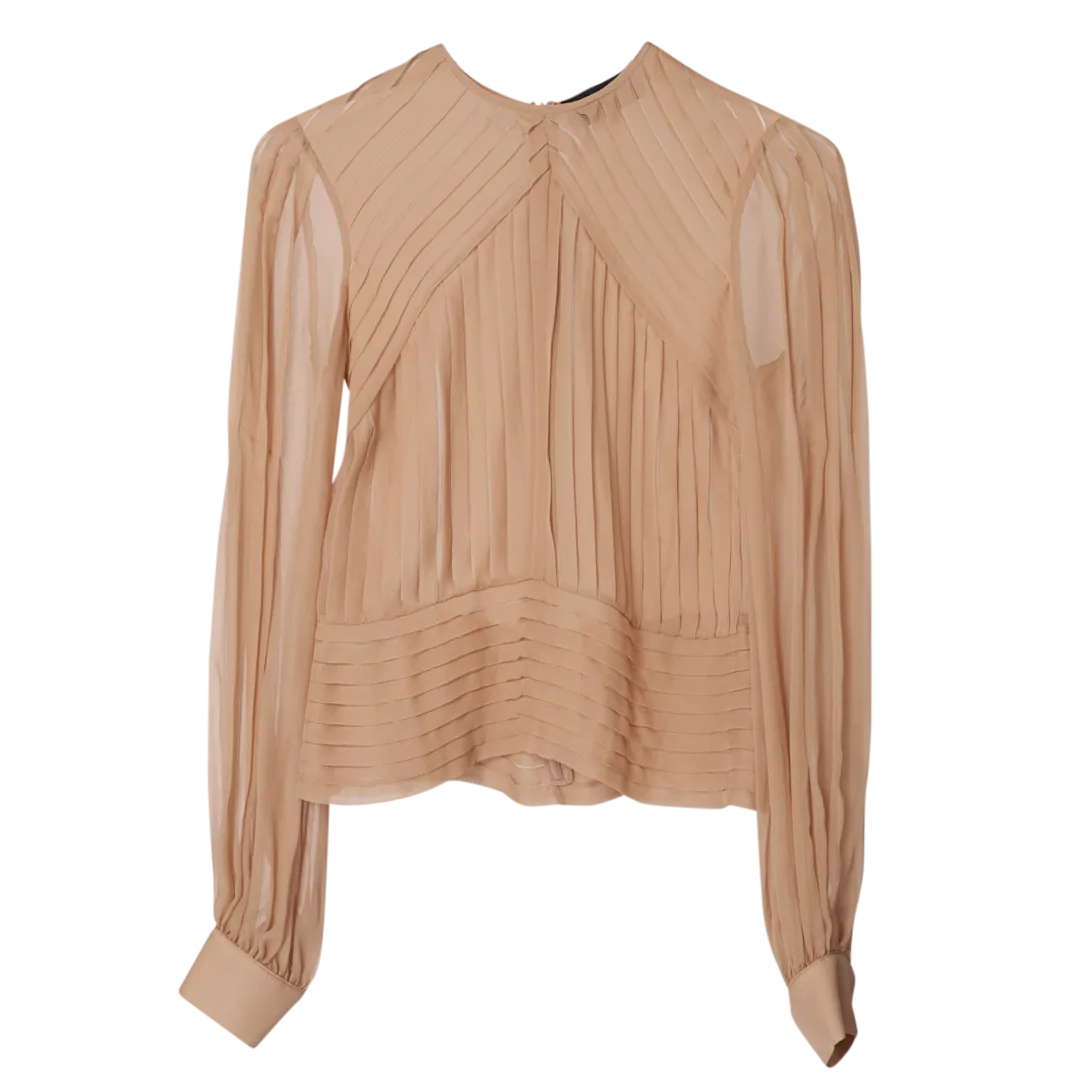 Pleat Detail Top
