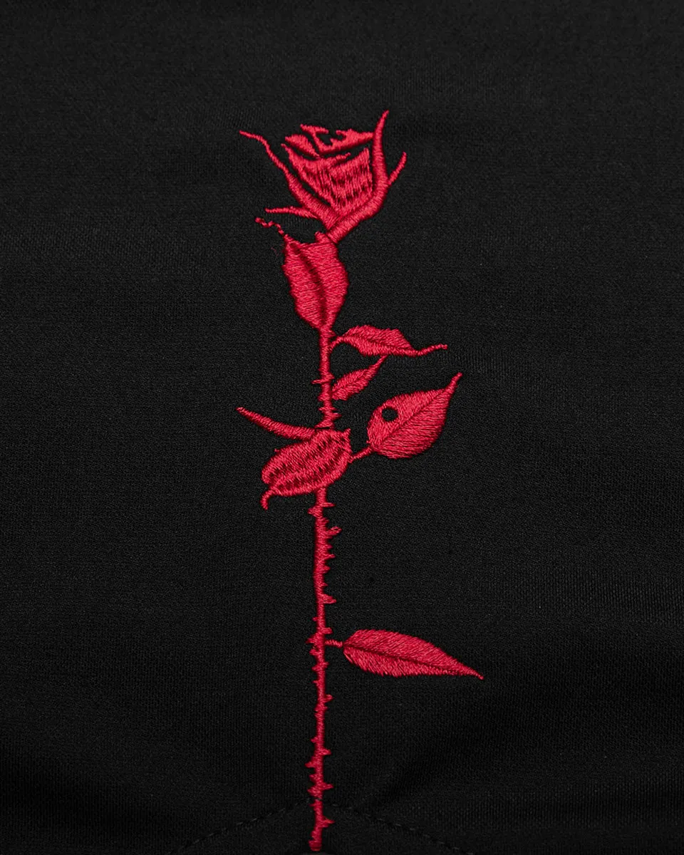 Punk Rave Daily Life Kiss From A Rose Gothic Midi Dress