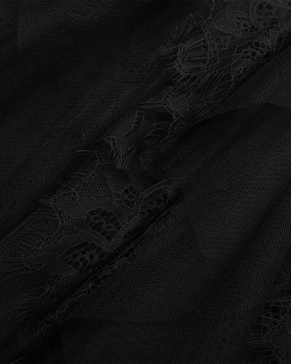 Punk Rave Daily Life Kiss From A Rose Gothic Midi Dress