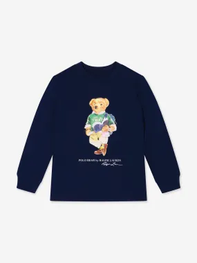 Ralph Lauren Boys Long Sleeve Bear T-Shirt