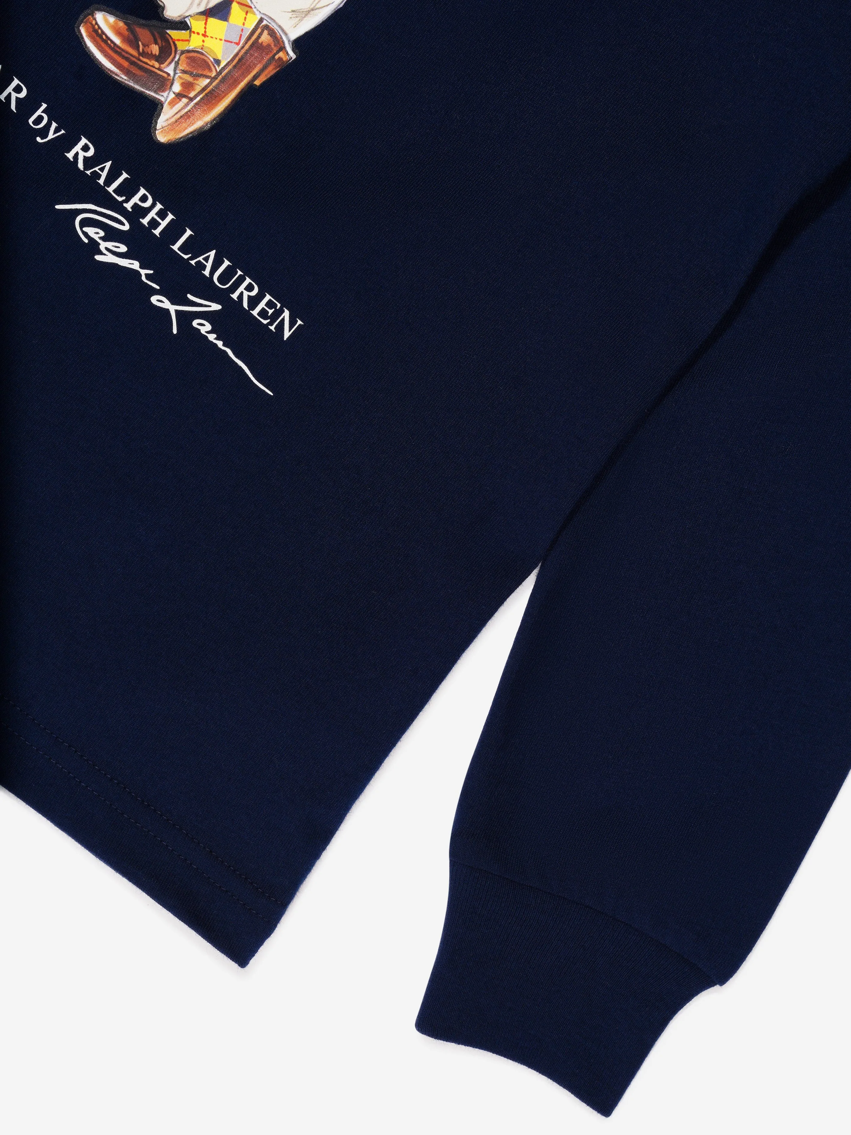 Ralph Lauren Boys Long Sleeve Bear T-Shirt