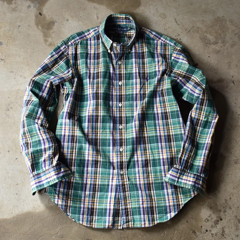 Ralph Lauren/ラルフ ローレン “CLASSIC FIT” タータンチェック ボタンダウンシャツ　230509