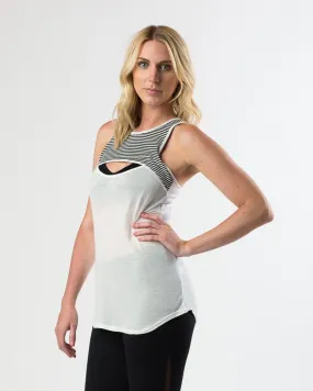 Rezeloot Daze Cut-out Tank | White