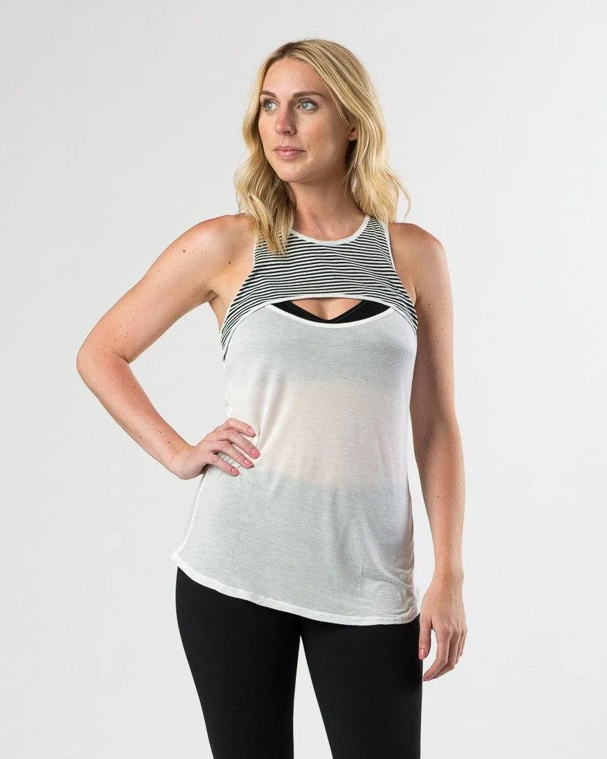 Rezeloot Daze Cut-out Tank | White